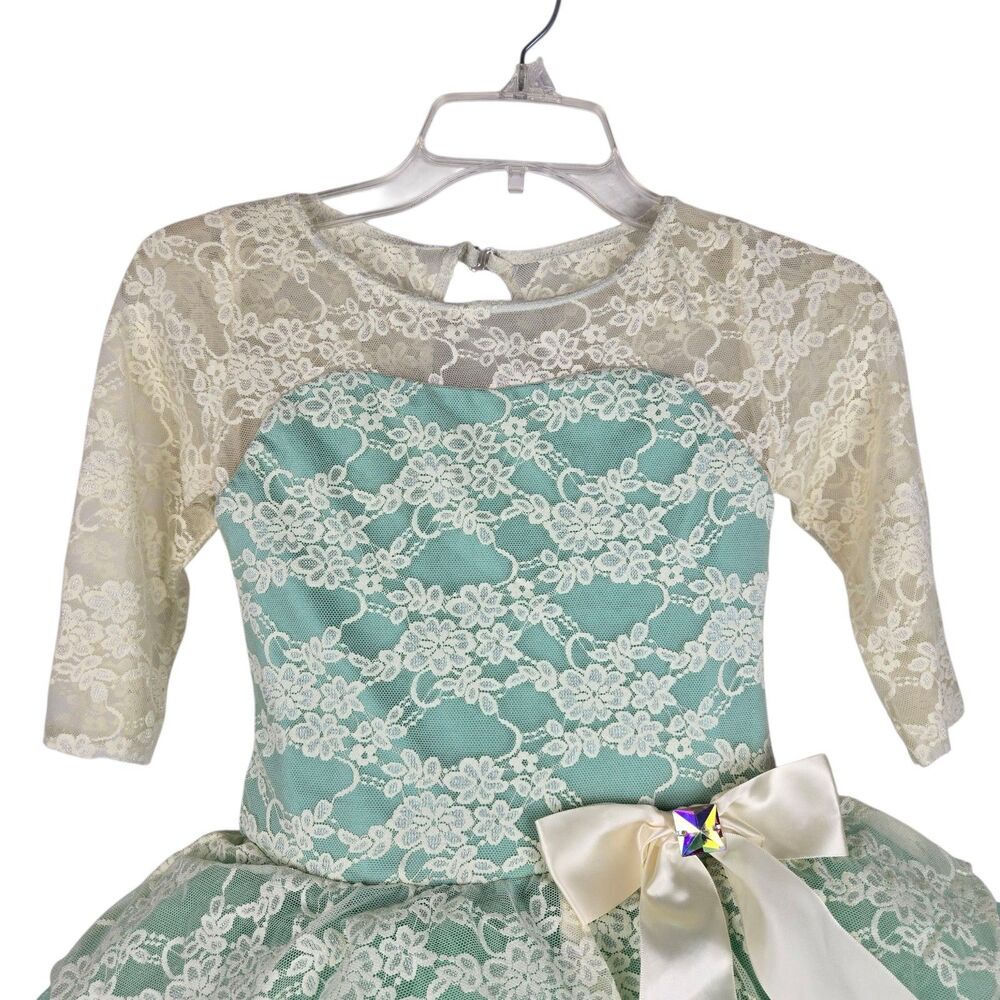 Weissman When We're Together 11554 Dance Costume Dress LC Large Child Tiana - Picture 3 of 6